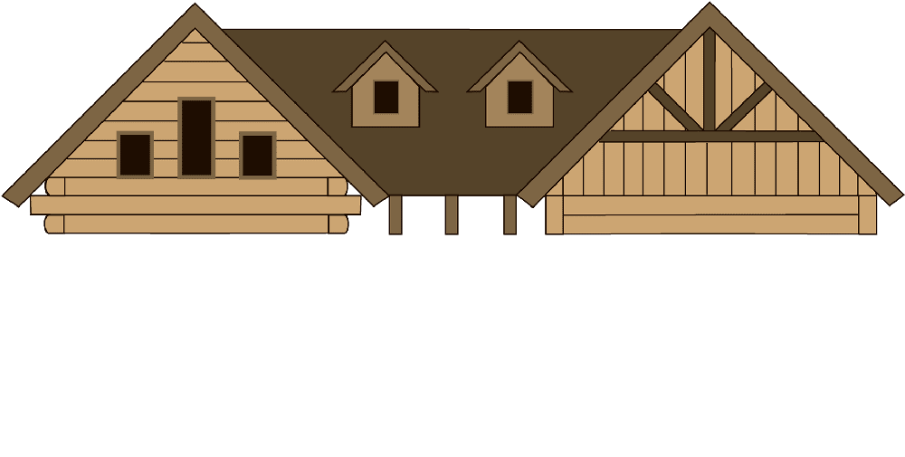 Coventry Log Homes Logo White