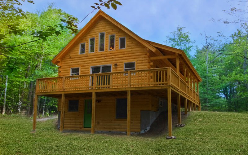 Swiftwater FRONT - Coventry Log Homes