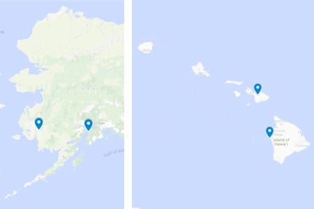 Locations Alaska Hawaii - Coventry Log Homes