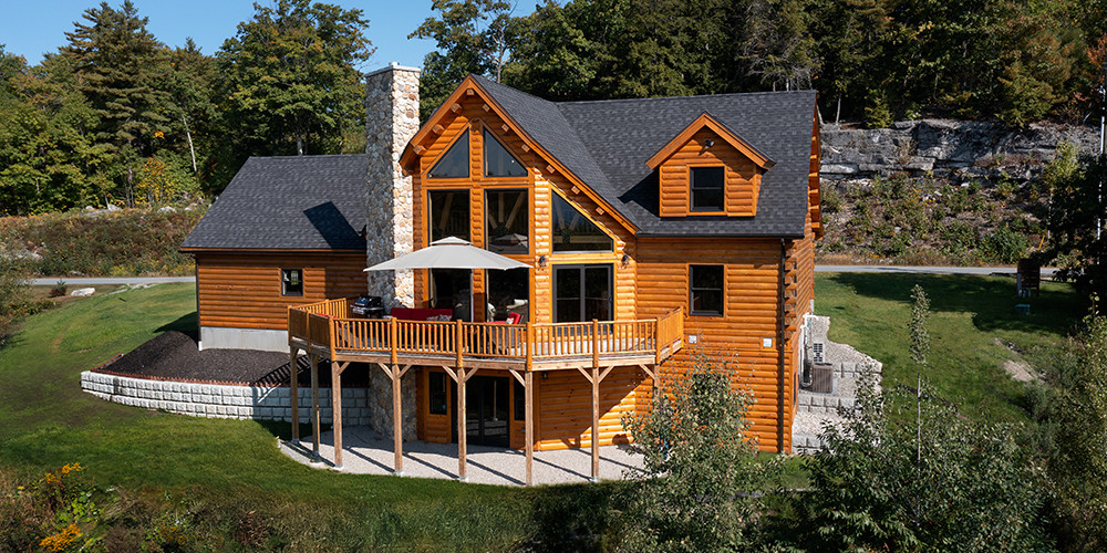 Kearsarge model exterior Kearsarge model exterior - Coventry Log Homes