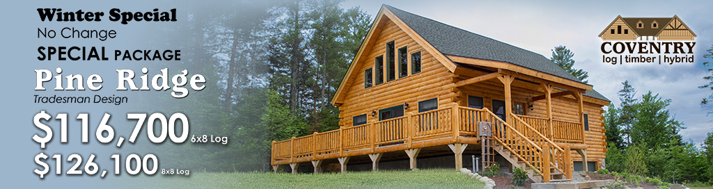 specialPineRidge banner - Coventry Log Homes