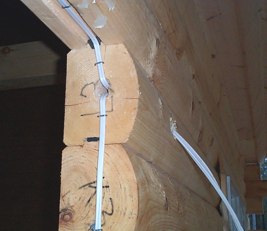 how to wire a log home3 - Coventry Log Homes
