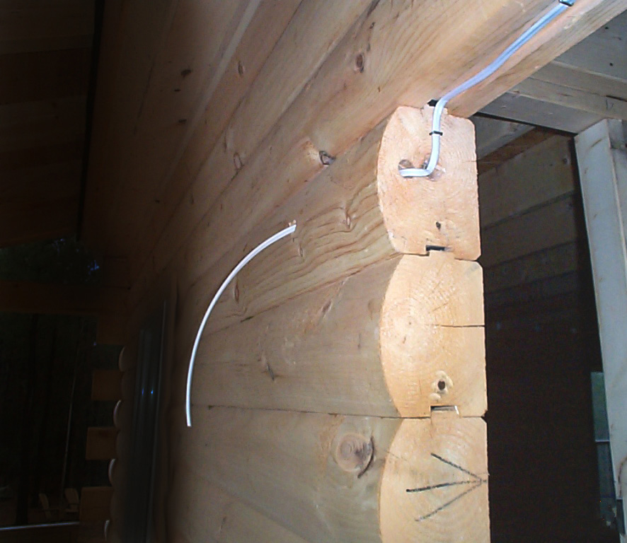 how to wire a log home5 - Coventry Log Homes